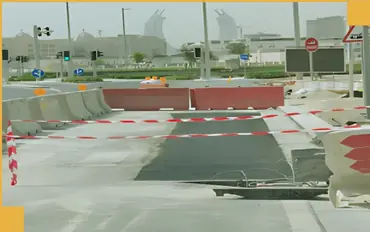 Asphalt Repair Works, Lusail – Rescon project in Qatar